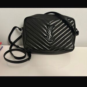 Yves Saint Laurent Black Quilted Bag
